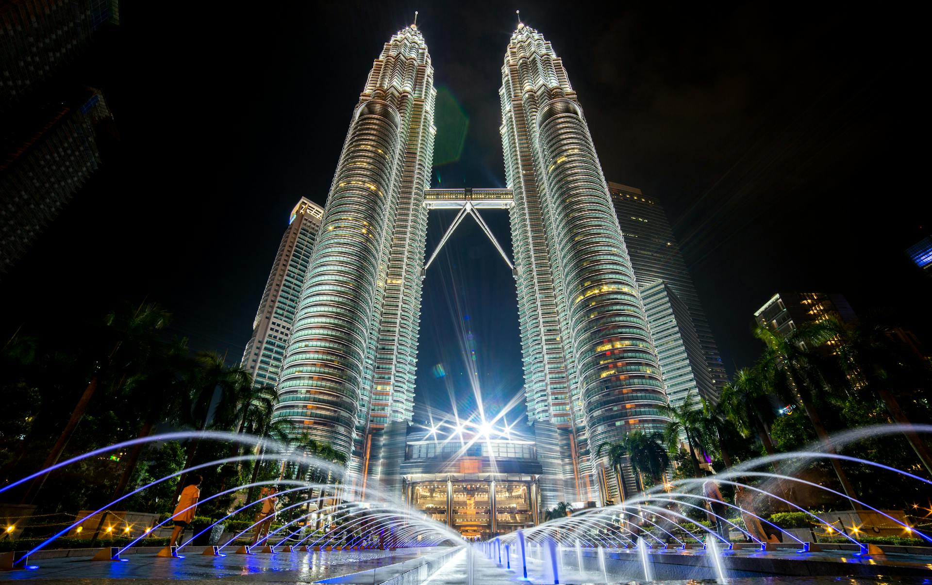 Petronas Tower at Night Malaysia